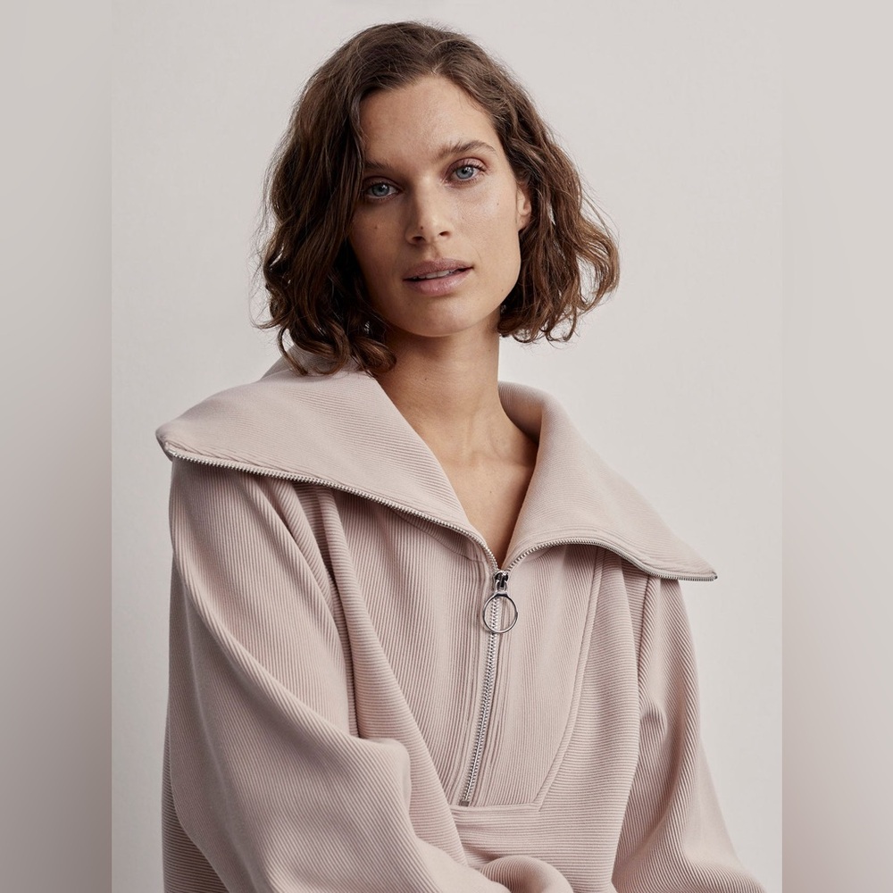 Varley Vine Half Zip Ribbed Pullover Sweatshirt I… - image 3